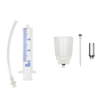Basic Bleed kit for shimano hydraulic disc brakes - Plastic Funnel with road adapter and 7mm spanner