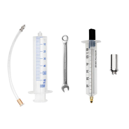 Premium shimano bleed kit - with 7mm spanner & road adapter