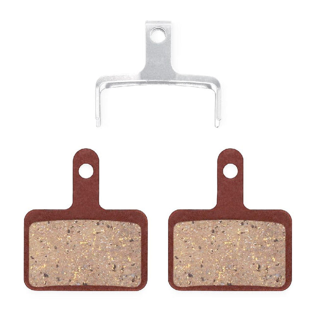 FR105R Resin Brake Pads are a high-performance and cost-effective alternative to Shimano B01, B03S, B05S and E01S brake pads.