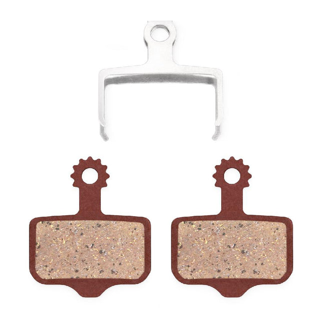 FR205R Resin Pads can be used as a direct replacement for SRAM SMALL pads: Level (2 piston only) & Avid Elixir pads and other pads with the same shape.