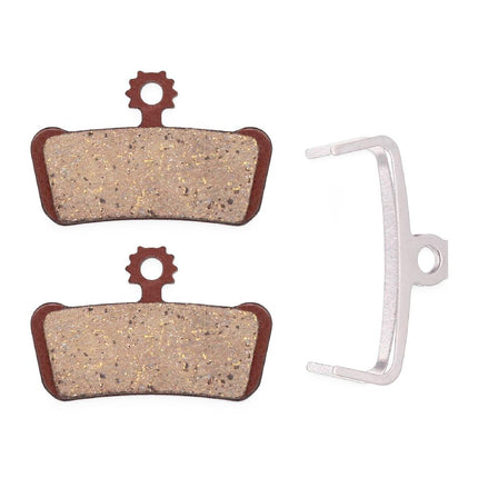 FR215R Resin Pads can be used as a direct replacement for SRAM LARGE pads: Avid/SRAM Code (2011+), Motive, DB8 & Guide RE pads and other pads with the same shape.