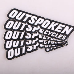 Outspoken Cycles Sticker - 5 Pack